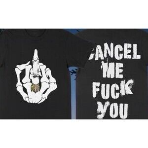 Falling In Reverse Cancel Me - F*** You T-Shirt Black New Medium Middle Finger